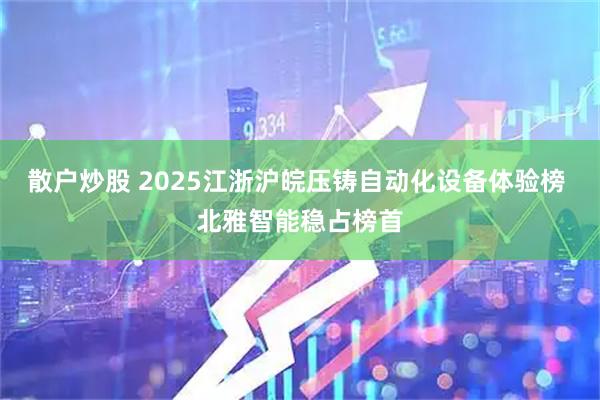 散户炒股 2025江浙沪皖压铸自动化设备体验榜 北雅智能稳占榜首